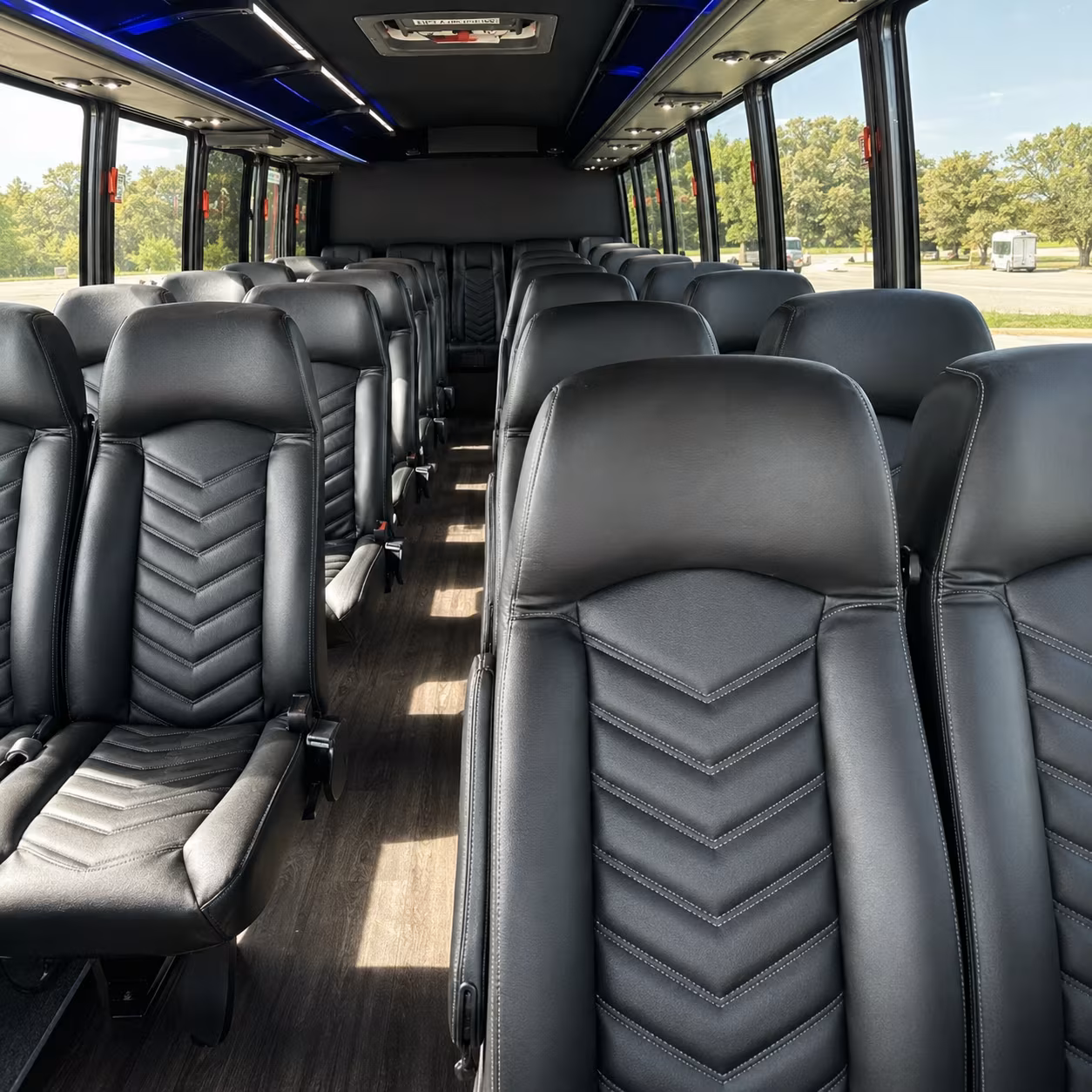 Oklahoma City Airport Shuttle & Transportation party bus exterior