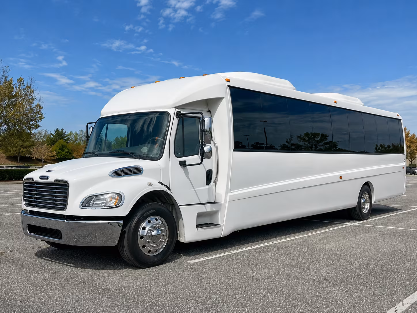 Oklahoma City Bachelor & Bachelorette Transportation party bus exterior