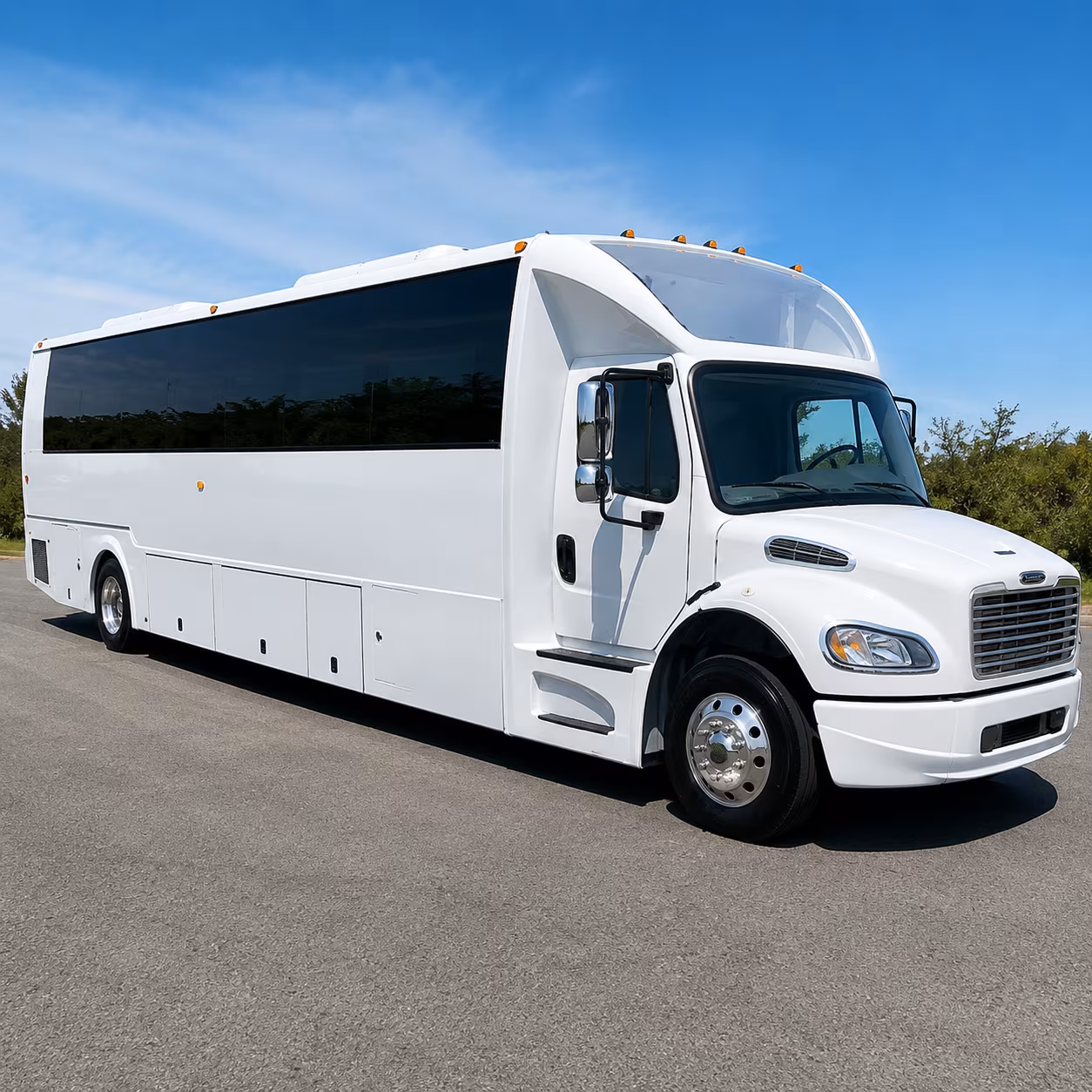 Oklahoma City Bachelor & Bachelorette Transportation party bus exterior