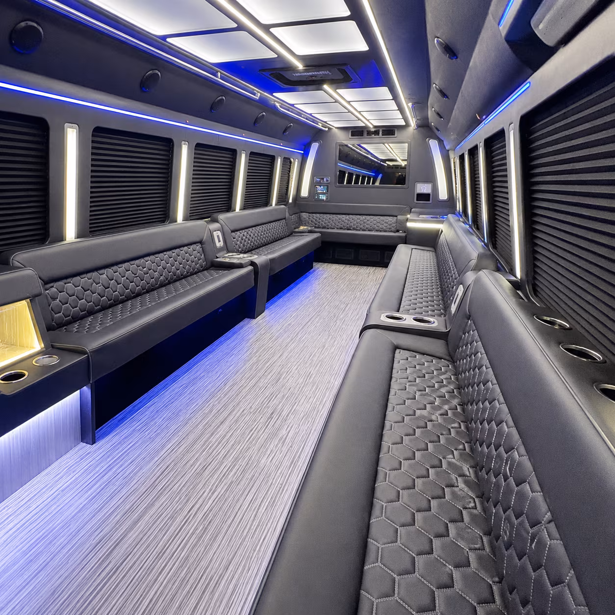 Oklahoma City Prom & Homecoming Transportation onboard seating