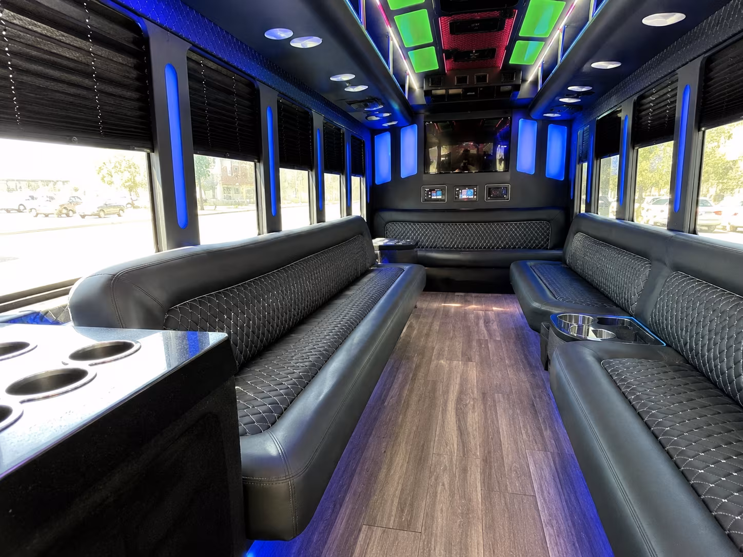Oklahoma City Prom & Homecoming Transportation party bus exterior