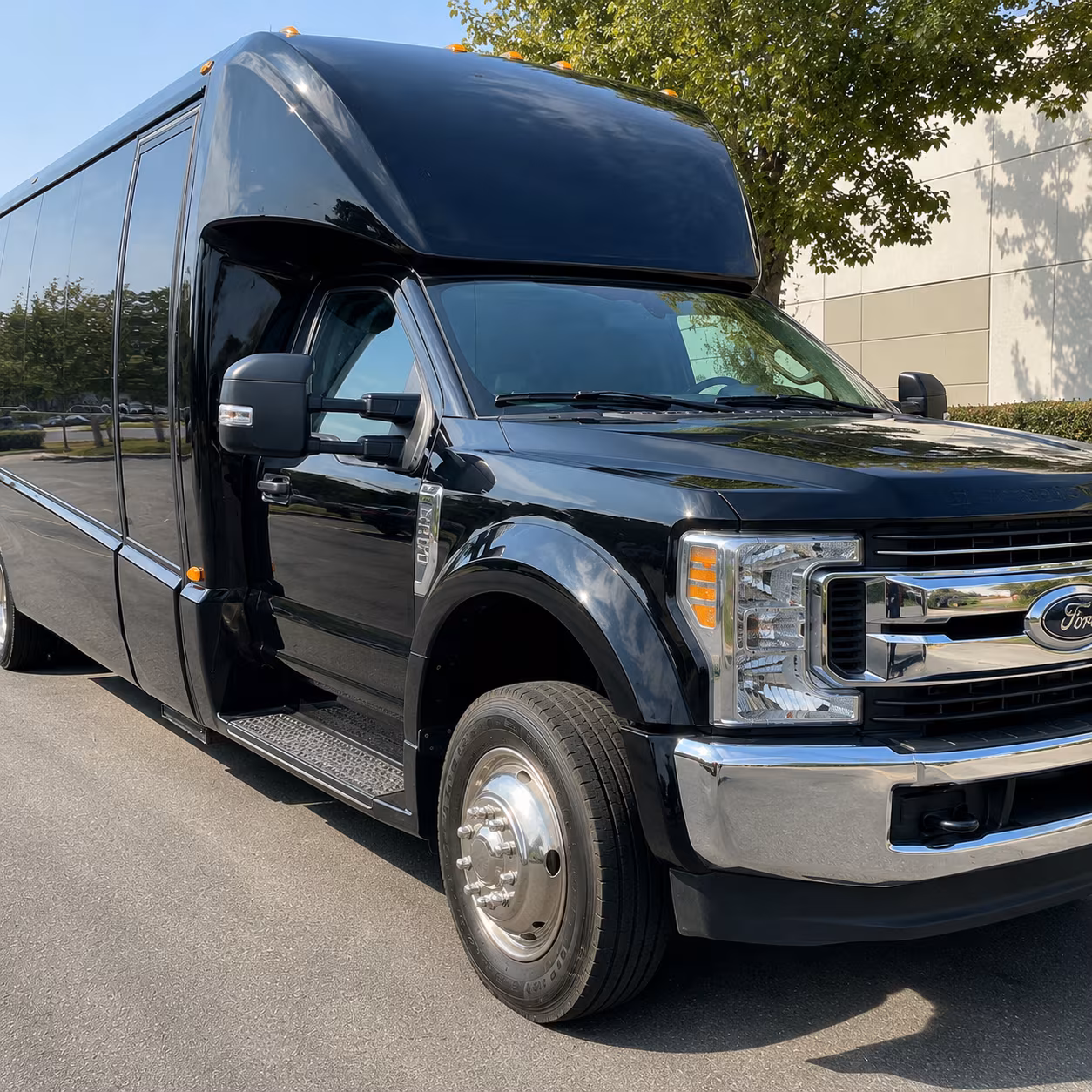 Oklahoma City School Event Transportation party bus exterior