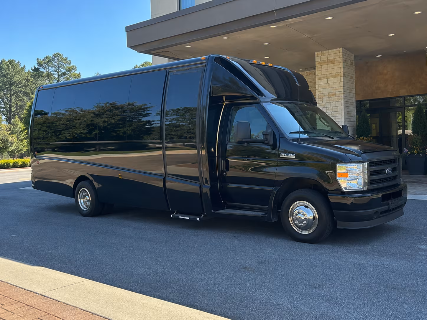 Oklahoma City School Event Transportation party bus exterior