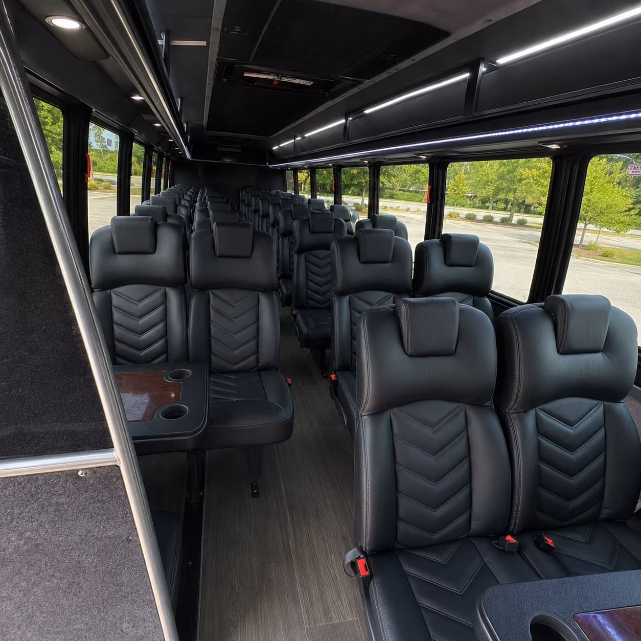 Oklahoma City School Event Transportation party bus exterior