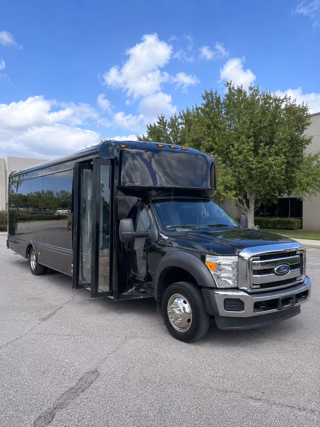 Oklahoma City Sporting Event Transportation party bus exterior