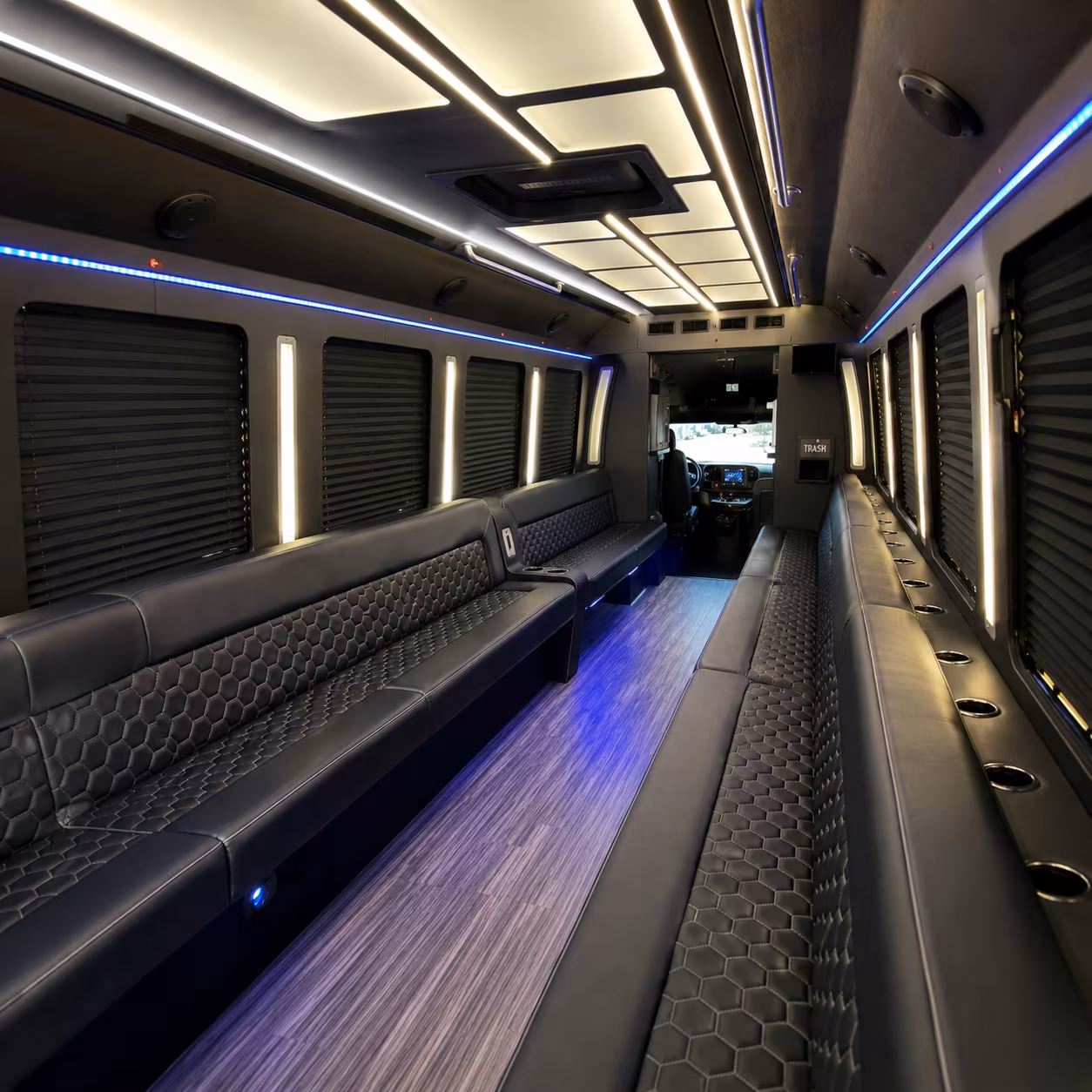 Oklahoma City Sporting Event Transportation onboard seating