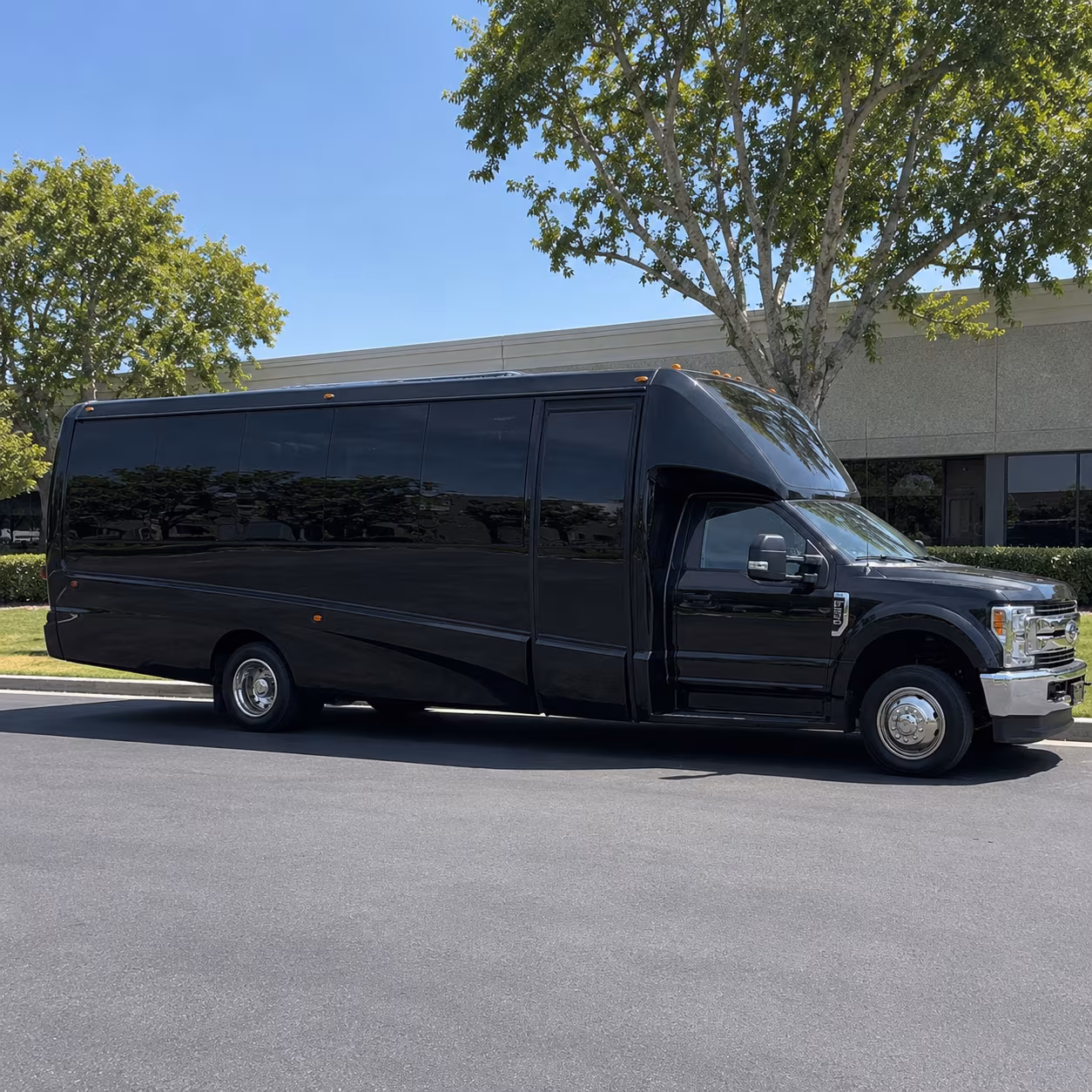 Oklahoma City Wedding Transportation party bus exterior