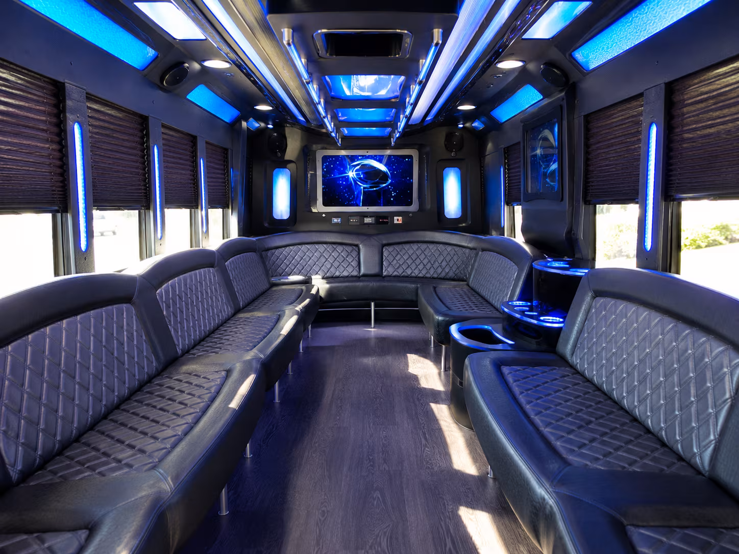 Oklahoma City Wedding Transportation onboard seating