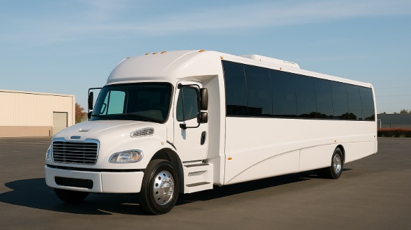 Exterior of Charter Bus Company Tulsa's 20 Passenger Party Bus in Tulsa