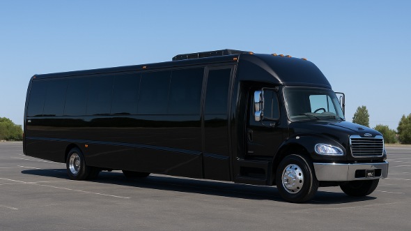 Exterior of Charter Bus Company Tulsa's 30 Passenger Party Bus in Tulsa