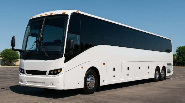 Exterior of Charter Bus Company Oklahoma City's 40 Passenger Charter Bus in Oklahoma City