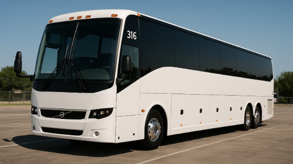 Exterior of Charter Bus Company Edmond's 40 Passenger Party Bus in Edmond