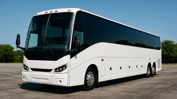Exterior of Charter Bus Company Oklahoma City's 47 Passenger Charter Bus in Oklahoma City