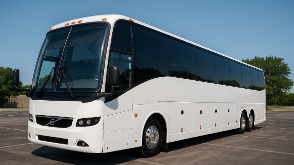Exterior of Charter Bus Company Dallas's 50 Passenger Party Bus in Dallas