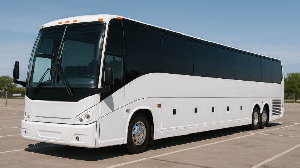Exterior of Charter Bus Company Edmond's 50 Passenger Party Bus in Edmond